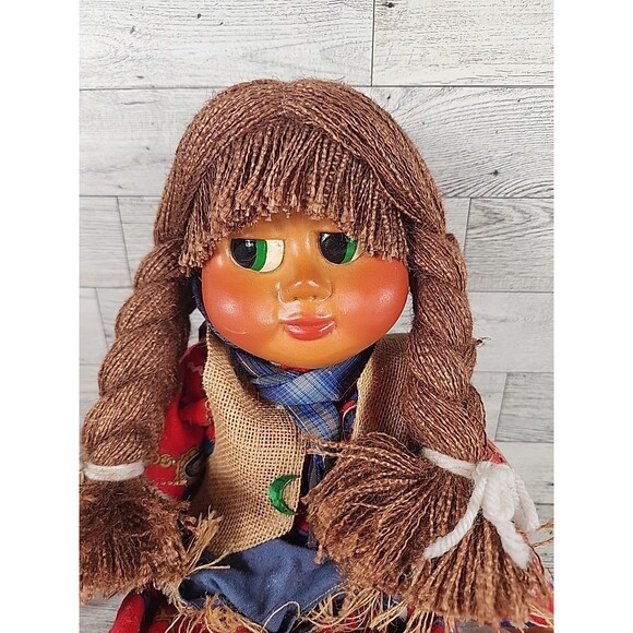 Vintage NABER KIDS Doll WOOD CHIPS & RESIN Darina Rare COA ATTACHED Toddler 18" - Picture 2 of 10